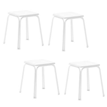 Imagem de Conjunto 4 Banquetas Napa 1748 Carraro - Branco