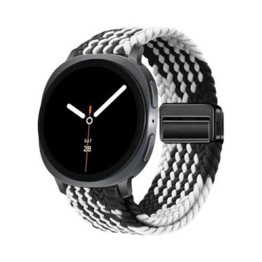 Imagem de Pulseira Magnética De Nylon Trançado De 40mm 44mm 46mm Para Samsung Ga