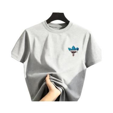 Imagem de Camiseta Unissex De Algodão Puro Com Estampa De Desenho Animado Estilo