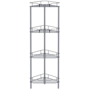 Imagem de Prateleira organizadora Shower Caddy HuggieGems 4 camadas cinza escuro