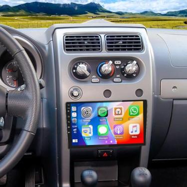 Imagem de Rádio estéreo automotivo duplo 4 + 64 G, atualizado para Nissan Frontier 2001-2004, unidade de cabeça GPS Navi, tela sensível ao toque de 10,1 polegadas, Android 14, sem fio, Carplay, Android