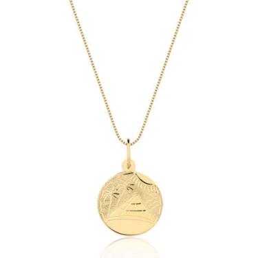 Imagem de Pingente Escrava Medalha Egípcio Ouro 10k P34 - MAEHLER Arte Em Joias,