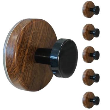 Imagem de Consss Pacote com 6 ganchos para porta da frente, guirlanda de flores ajustável, adequado para Natal, Dia de Ação de Graças, ganchos de decoração de Halloween, ganchos impermeáveis para banheiro