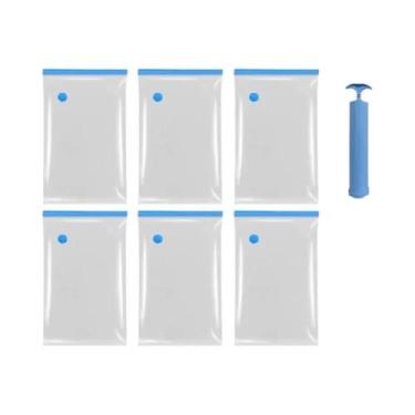 Imagem de Pacote Em Lote De Sacos De Armazenamento a Vácuo Economizadores De Esp