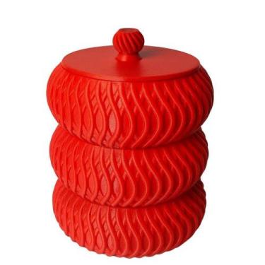 Imagem de Porta Jóias Empilhavel 3D Organizador Elegância Prático 14x11cm - Supe