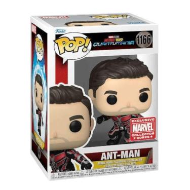 Imagem de Funko POP! Homem-Formiga e a Vespa Quantumania sem m scara, da Marvel Collector Corps Exclusivo