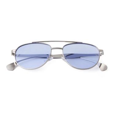 Imagem de Óculos de Sol Femininos da Moda Vintage Masculinos com Armação de Metal Dourado e Proteção UV (6)