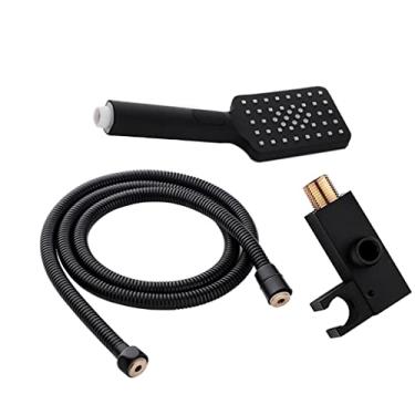 Imagem de Chuveiro de mão chuveiro de mão ajuste de banheiro suporte de chuveiro economia de água portátil 3 modos interruptor pulverizador (D 1PS) (D 1PS) (D 1PS)