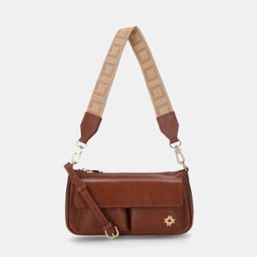 Imagem de Bolsa Baguete Pequena Monograma Luz da Lua-Feminino