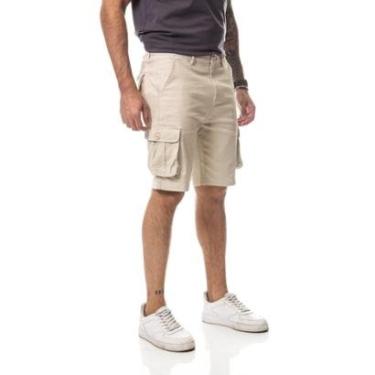 Imagem de Bermuda Confort Sarja Masculina Cargo Crocker - 50025-Masculino