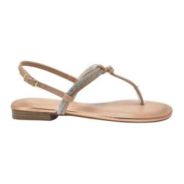 Imagem de Sandália Rasteira Feminino Via Marte 157-001-02 Bege-Feminino