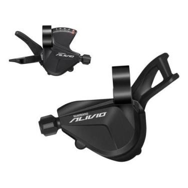 Imagem de Alças De Câmbio De Bicicleta Shimano Alivio Sl-m3100 9x2, Cor Preta