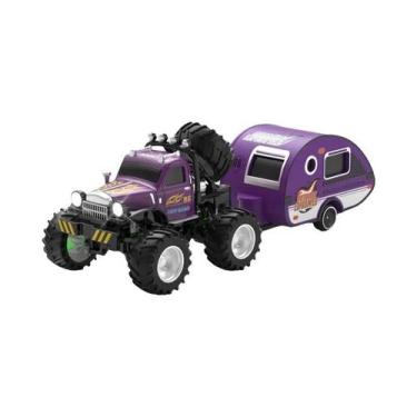 Imagem de Mini Carro RC Infantil 1:64 2.4G Controle Remoto Off-Road Caminhão De 