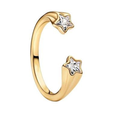 Imagem de Anel Feminino De Prata Esterlina 925 Com Mini Snoopy, Diamante Rosa De