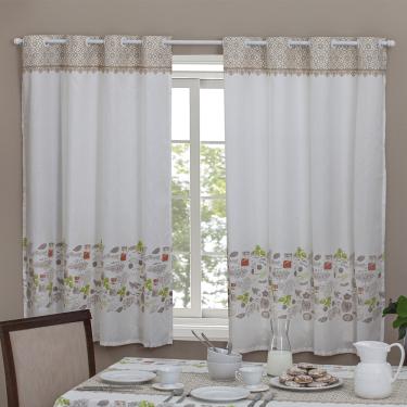 Imagem de Cortina Cozinha Martina 2,00x1,40m Casa Alegre Casa Doro