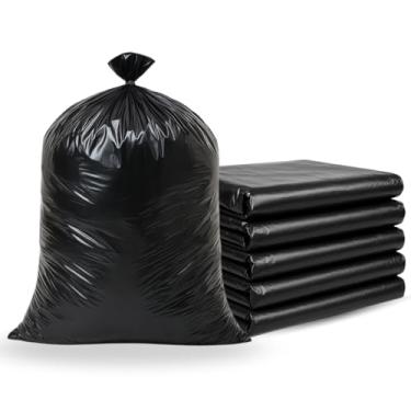 Imagem de Saco de Lixo 100L Extra Reforçado - Pacote com100 Unidades - Suporta 40kg Uso Profissional