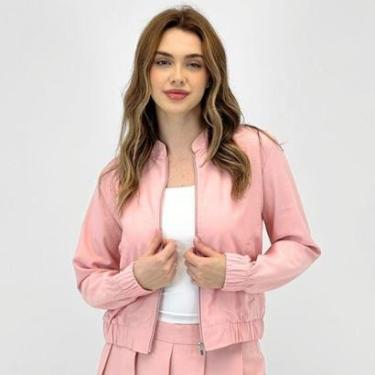 Imagem de Jaqueta Aishty Bomber em Tecido Feminina-Feminino