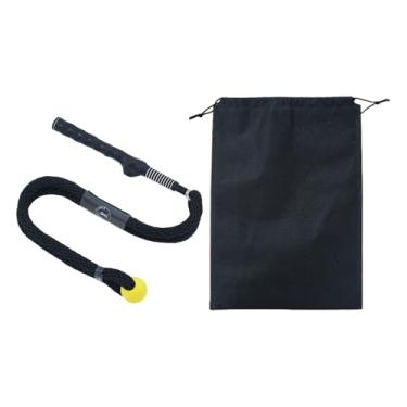 Imagem de Aymzbd Balanços de Corda para Golfe – Aparelho de Treino Físico, Exercícios com Corda para Melhorar a Velocidade, Exercícios de Muscular, Treino de Aqu, Preto