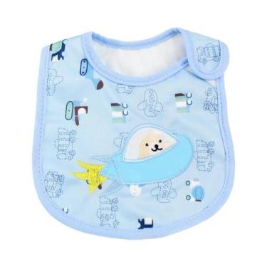 Imagem de Babadores Impermeáveis De Desenho Animado Para Bebês (Meninas E Menino