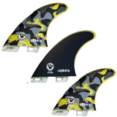 Imagem de Quilhas Farms Layback Collab Large Encaixe FCS 2 Honeycomb-Unissex