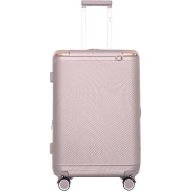 Imagem de Mala de Viagem Grande Porte Rodas 360º ABS Cadeado TSA Zíper Expansivo Texturizada Cruzeiro 8001-M28