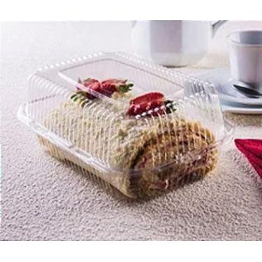 Imagem de 20 Un Embalagem Retangular S10 Para Doce, Rocambole, Pão, Bolo - Starp