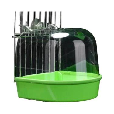 Imagem de Banheira Suspensa Transparente Para Pássaros, Acessórios Para Gaiolas 