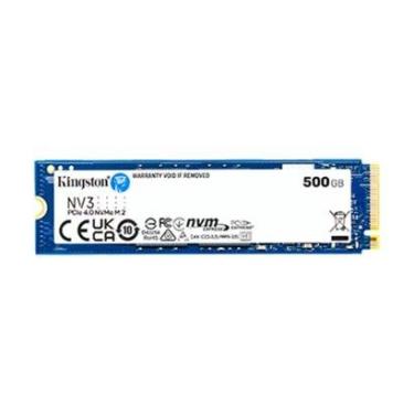Imagem de SSD Kingston NV3, 500 GB, M.2 2280, PCIe 4.0 x4, NVMe, Leitura: 5000 MB/s, Gravação: 3000 MB/s-Unissex