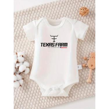 Imagem de Bodies Bebê Confortável Texas Macacão Personalizado Country FARMFUN, B