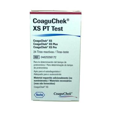 Imagem de Tiras Reagentes Coaguchek Xs PT Caixa com 24 Tiras - Roche