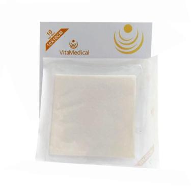 Imagem de Curativo Alginato De Calcio E Sodio 10X10 Com 10 Kanglisorb - Vitamedi