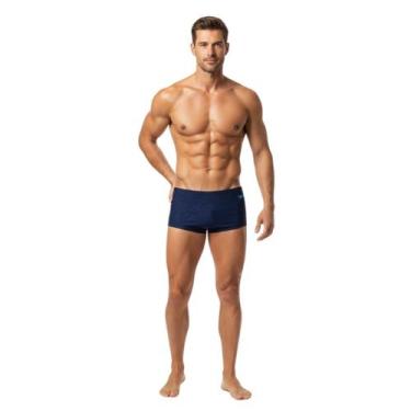 Imagem de Sunga Boxer Speedo Masculina Praia Natação Solid 17Cm Verão -, Azul ma