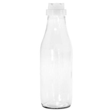 Imagem de Garrafa de Vidro P/leite 1lt H155 - Macro Comercio Internacional L