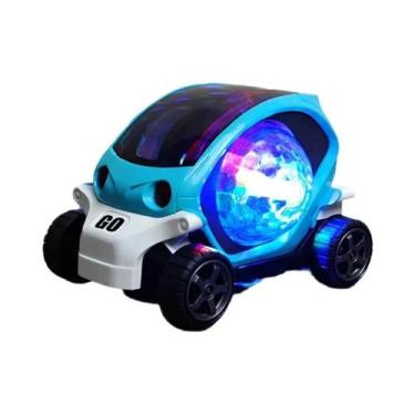 Imagem de Brinquedo Sensorial Para Bebês: Carro Musical Com Luzes E Evitação De 