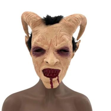 Imagem de Máscara de Halloween Lucifers Cosplay Creepy Headgear Masquerade - yiw