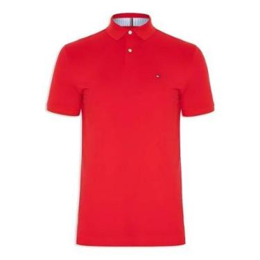 Imagem de Camiseta Gola Polo Tommy Hilfiger Im 1985 Verde Claro Slim-Masculino