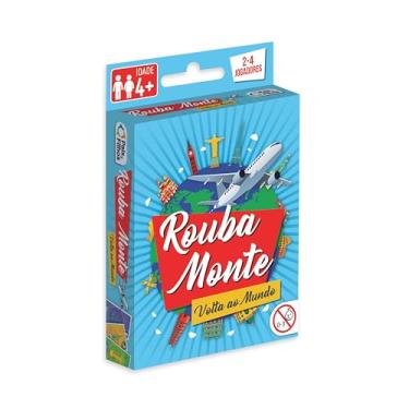 Imagem de Pais & Filhos | Jogo de Cartas Rouba Monte Volta ao Mundo | Jogo Educativo Infantil, Diversão em Família, Estimula Raciocínio, +4 Anos, 2 a 4 Jogadores