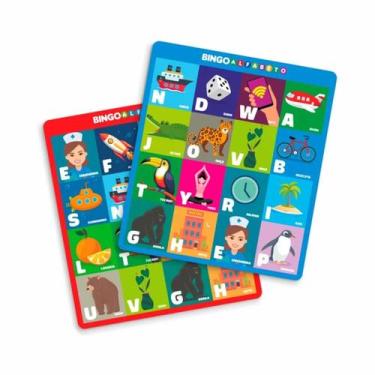 Imagem de Jogo infantil Alfabeto Bingo - Paki Toys 4115