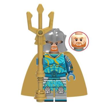 Imagem de Boneco Super Herois Vilões Quadrinhos Hq Bloco De Montar