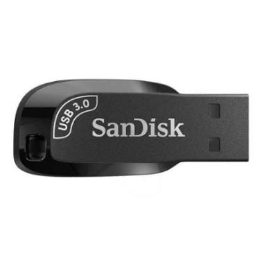 Imagem de Pen Drive 64GB SanDisk Ultra Shift, USB 3.0, Preto - SDCZ410-064G-G46-Unissex