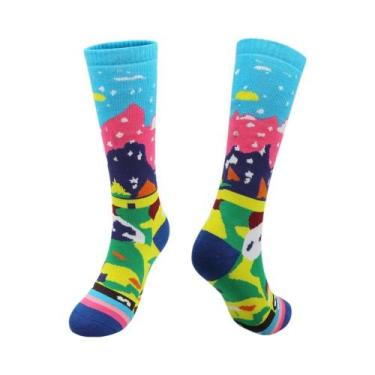 Imagem de Meias De Algodão Grossas E Quentes Para Crianças E Jovens, Para Esqui,