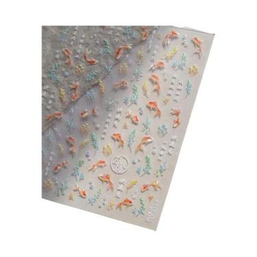 Imagem de Adesivos Decorativos Para Unhas Em Forma De Bolha De Gato Brilhante 5D