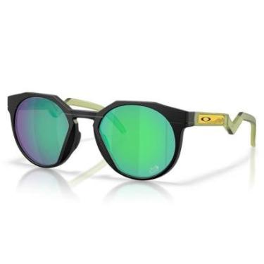 Imagem de Óculos de Sol Oakley HSTN Matte Black Prizm Jade-Masculino
