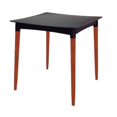 Imagem de Mesa Tramontina Diana 70x70 cm em Polipropileno Preto com Pernas de Ma