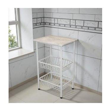 Imagem de Mesa Para Microondas Tubo Branca Cod: 417.017 - Mveis Moura