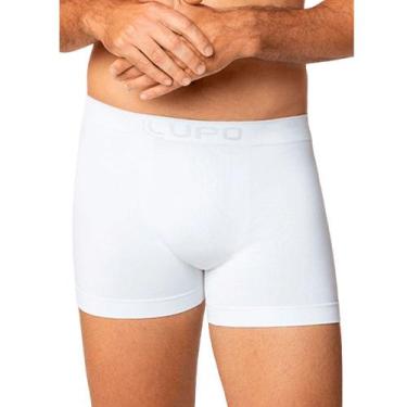 Imagem de Cueca Lupo Boxer Bambu Sem Costura 18471-002, Branco, GG