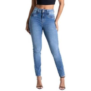 Imagem de Calça Jeans Sawary Levanta Bumbum - 280886 - Azul medio 46-Feminino