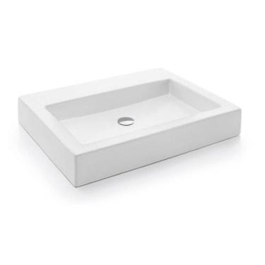 Imagem de Cuba Apoio Retangular C/ Mesa 61x46cm Branco Docol