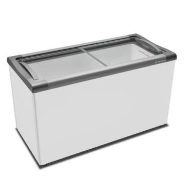 Imagem de Freezer De Sorvete Horizontal Nf40 Metalfrio Expositor 399 Litros Bran