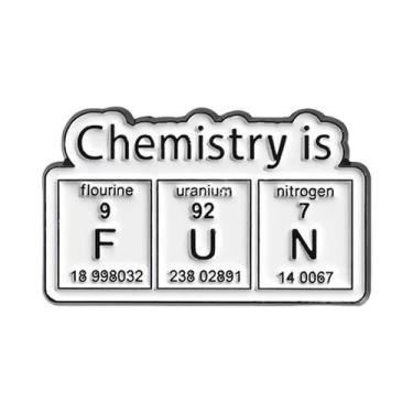 Imagem de Broches E Pins De Esmalte Fofos Com Desenhos De Fórmulas Matemáticas, 